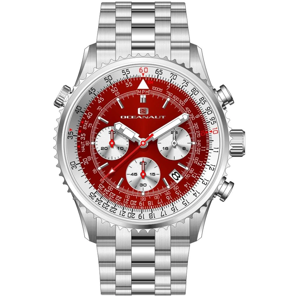Oceanaut Men's Flight Red Dial Watch 1