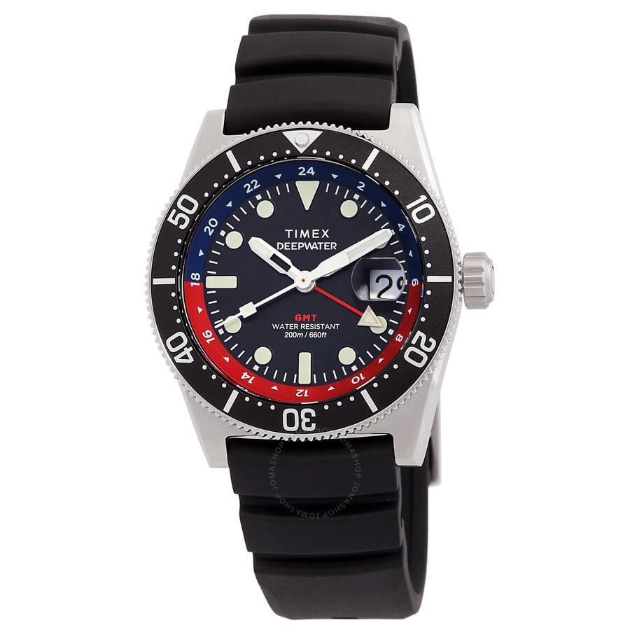 Timex Deepwater Reef Quartz Black Dial Men's Watch TW2W75000