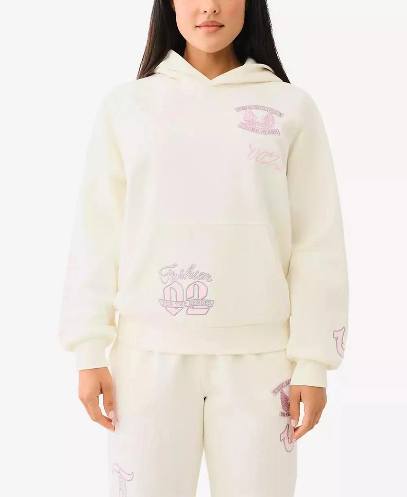 True Religion Women's Branded Boyfriend Hoodie 1