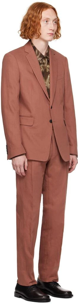 Dries Van Noten Red Cotton & Linen Suit 2