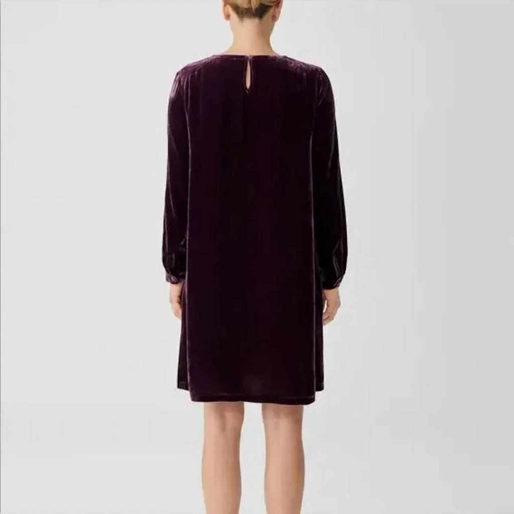 Eileen Fisher Eileen Fisher - Velvet Crew Neck Dress 2
