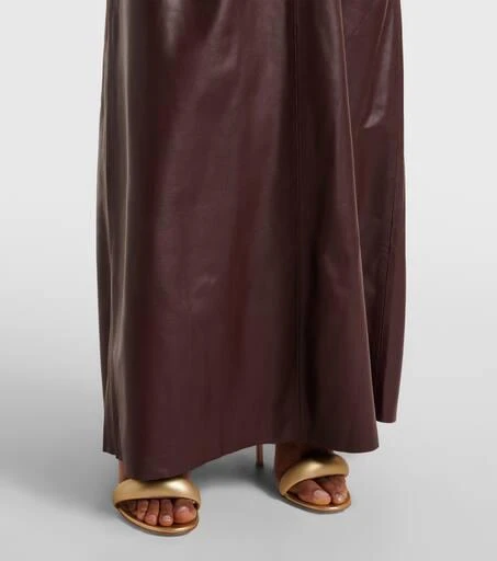 DODO BAR OR Leather midi dress 5