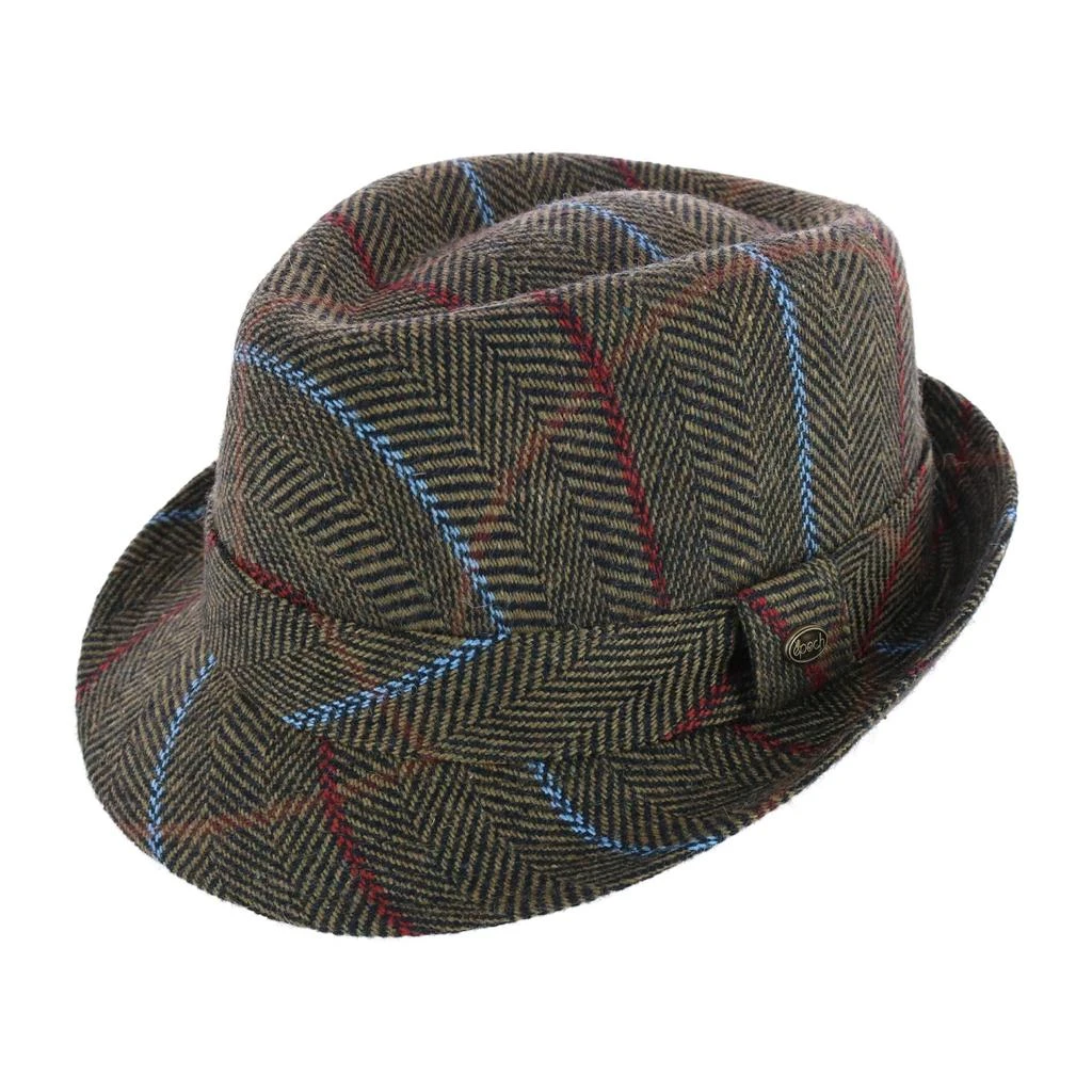 Epoch Hats Company Men's Classic Plaid Wool Fedora Hat 6