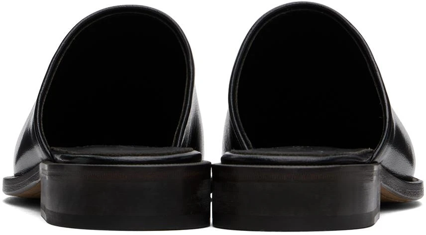 Lemaire Black Square Mules 2
