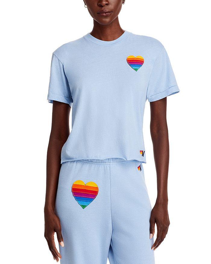 Aviator Nation Rainbow Patch Tee