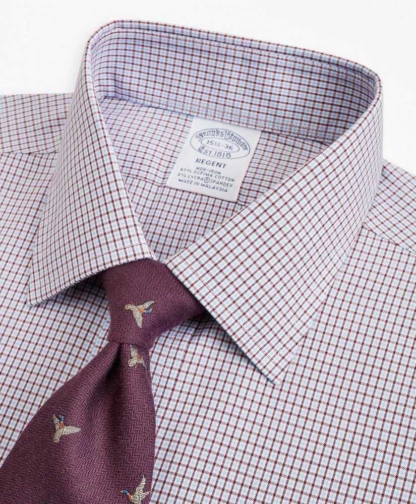 Brooks Brothers Stretch Regent Regular-Fit Dress Shirt, Non-Iron Check 2