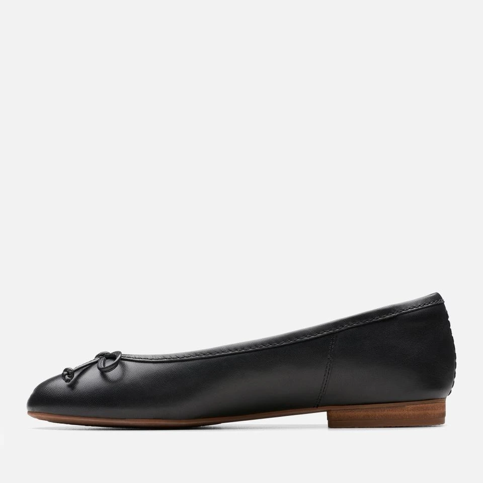 Clarks CLARKS WOMEN'S FAWNA LILY LEATHER BALLET FLATS 3