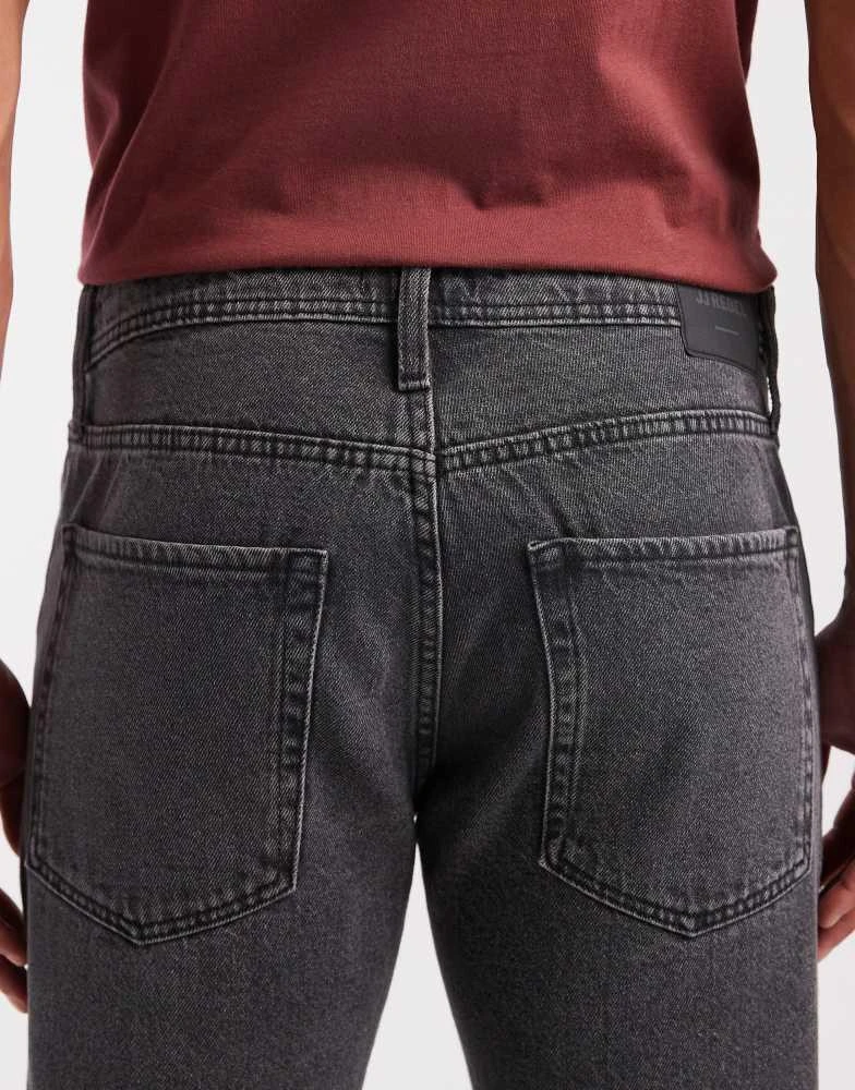 JJ Rebel JJ Rebel Noah straight jeans in washed back 5