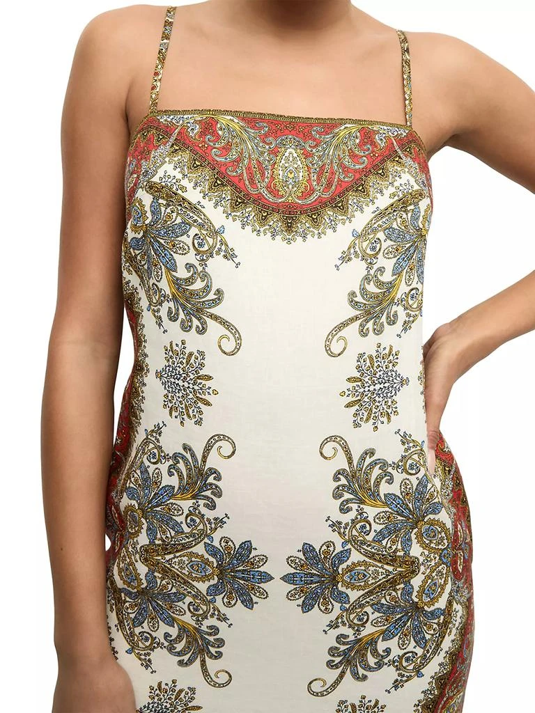 VERONICA BEARD Petra Printed Slip Dress 5