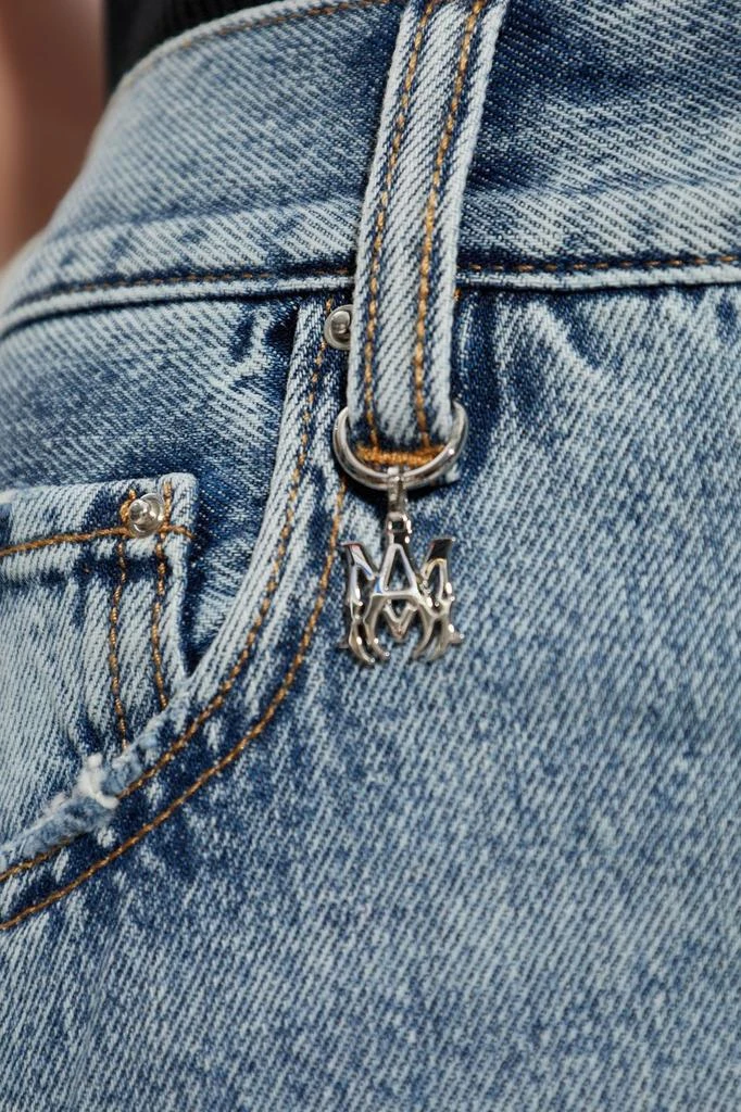 AMIRI Amiri Distressed Straight-Leg Jeans 4