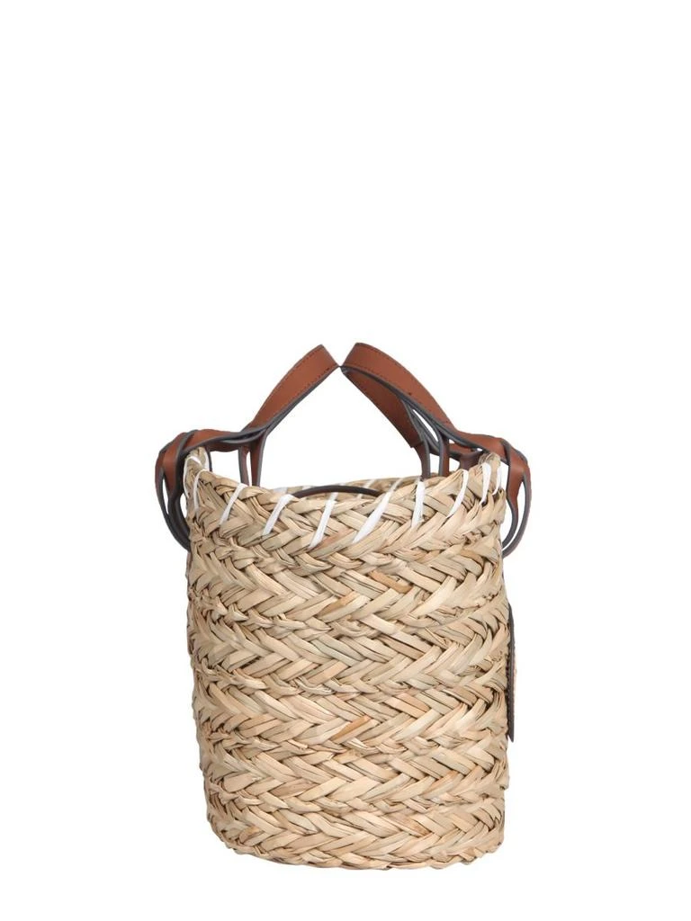 Anya Hindmarch Anya Hindmarch Eyes Straw Tote Bag 4