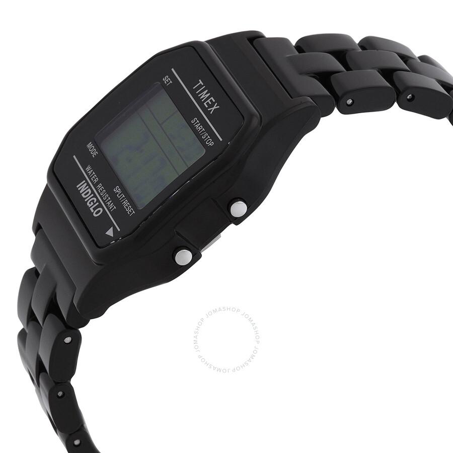 Timex Open Box - Timex Classic Quartz Digital Black Dial Watch TW2V20000