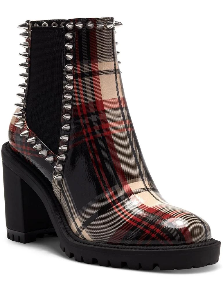 Jessica Simpson Demmie Womens Leather Slip On Ankle Boots 4