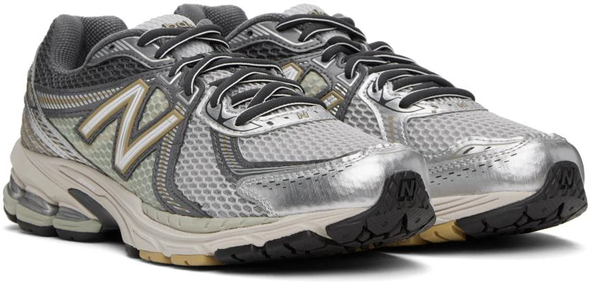 New Balance Gray 860V2 Sneakers 4