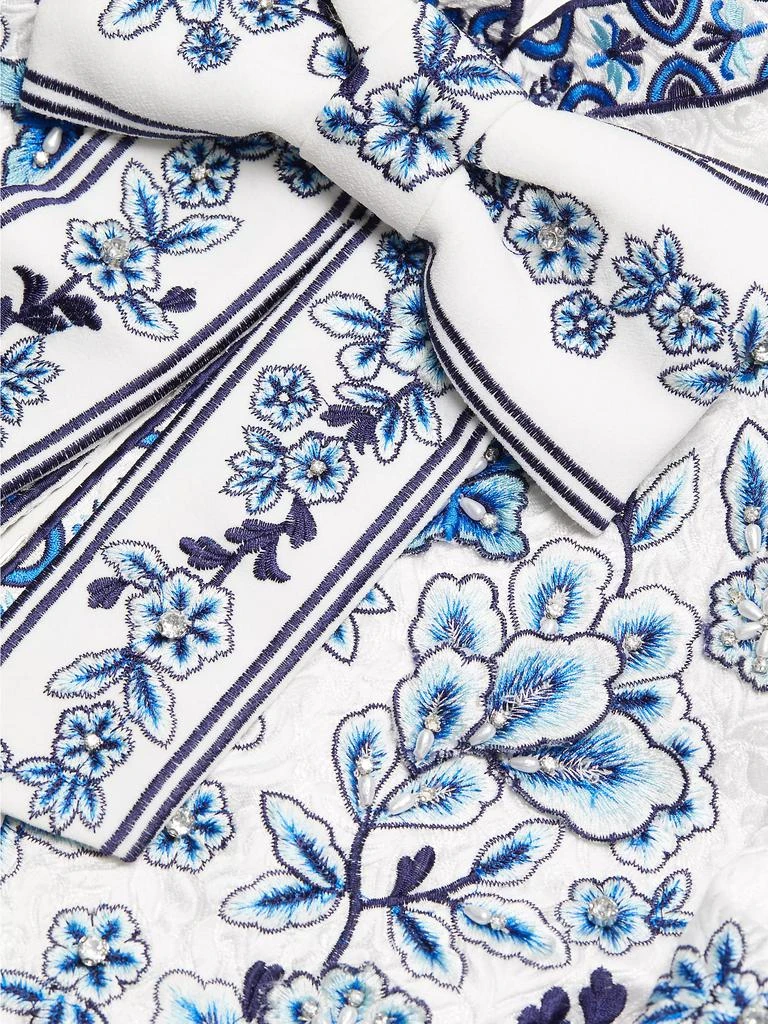 Alice + Olivia Ilaria Floral-Embroidered Crop Jacket 7