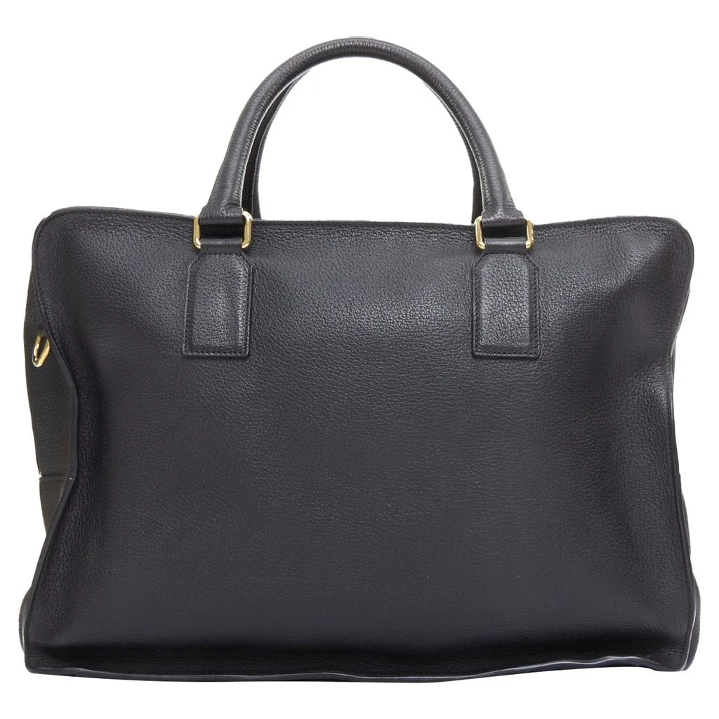 Versace Medusa Palazzo black calfskin g emblem laptop briefcase bag 5