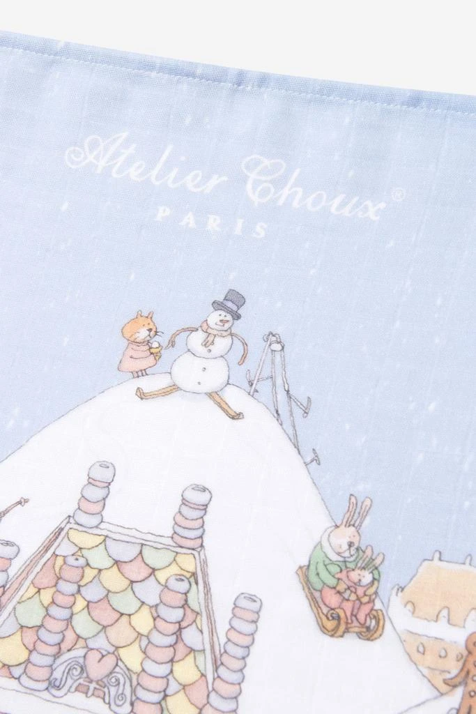 Atelier Choux Atelier Choux Baby Winter Wonderland Swaddle in Multicolour (100cm) 6