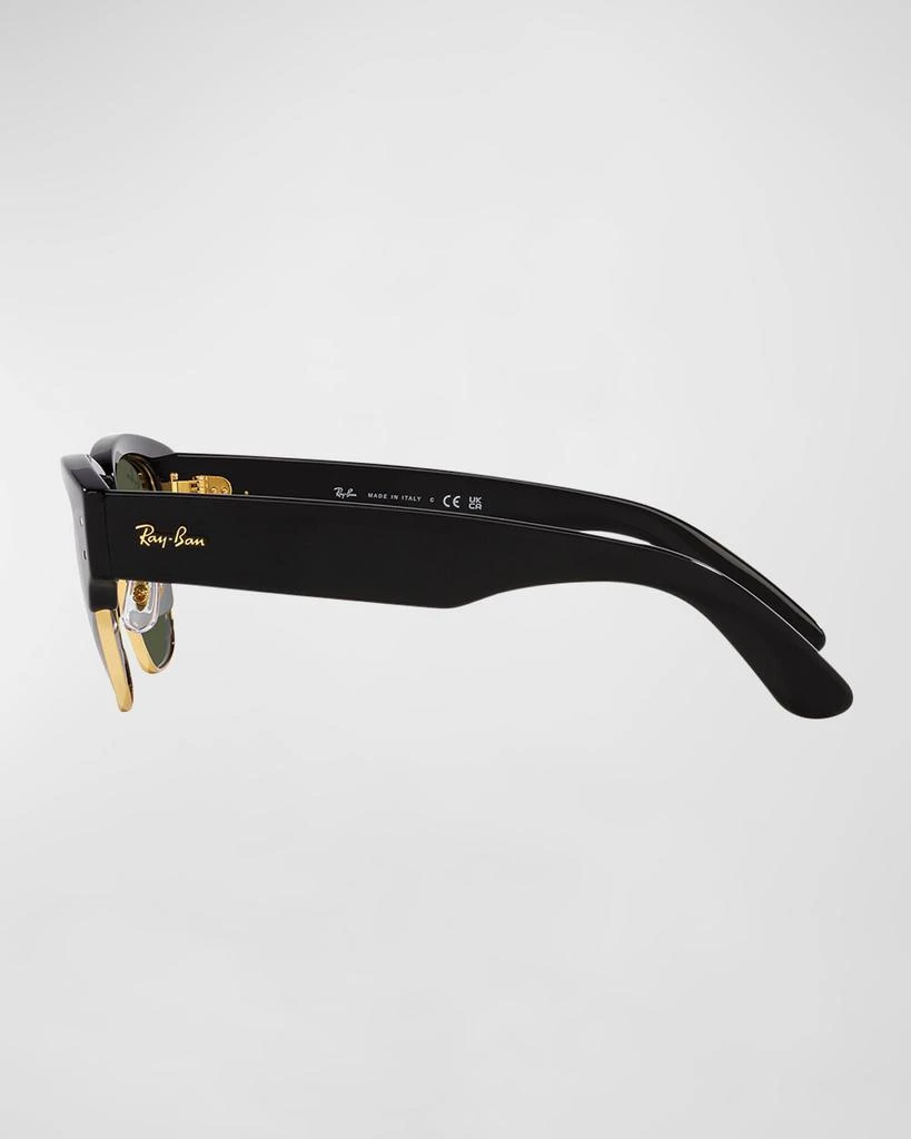 Ray-Ban Men's Mega Clubmaster Square Plastic & Crystal Sunglasses, 53MM 2