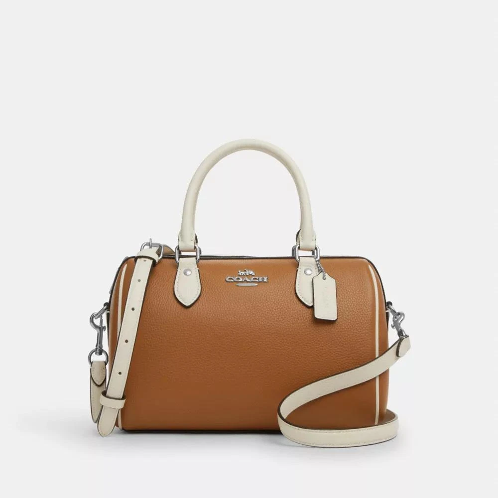 Coach Rowan Satchel Bag In Colorblock 1