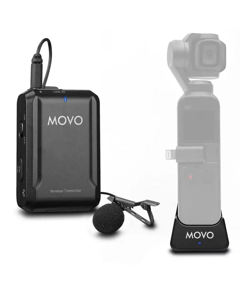 Movo Edge-OP Wireless Lavalier Microphone for Osmo Pocket 1 and 2
