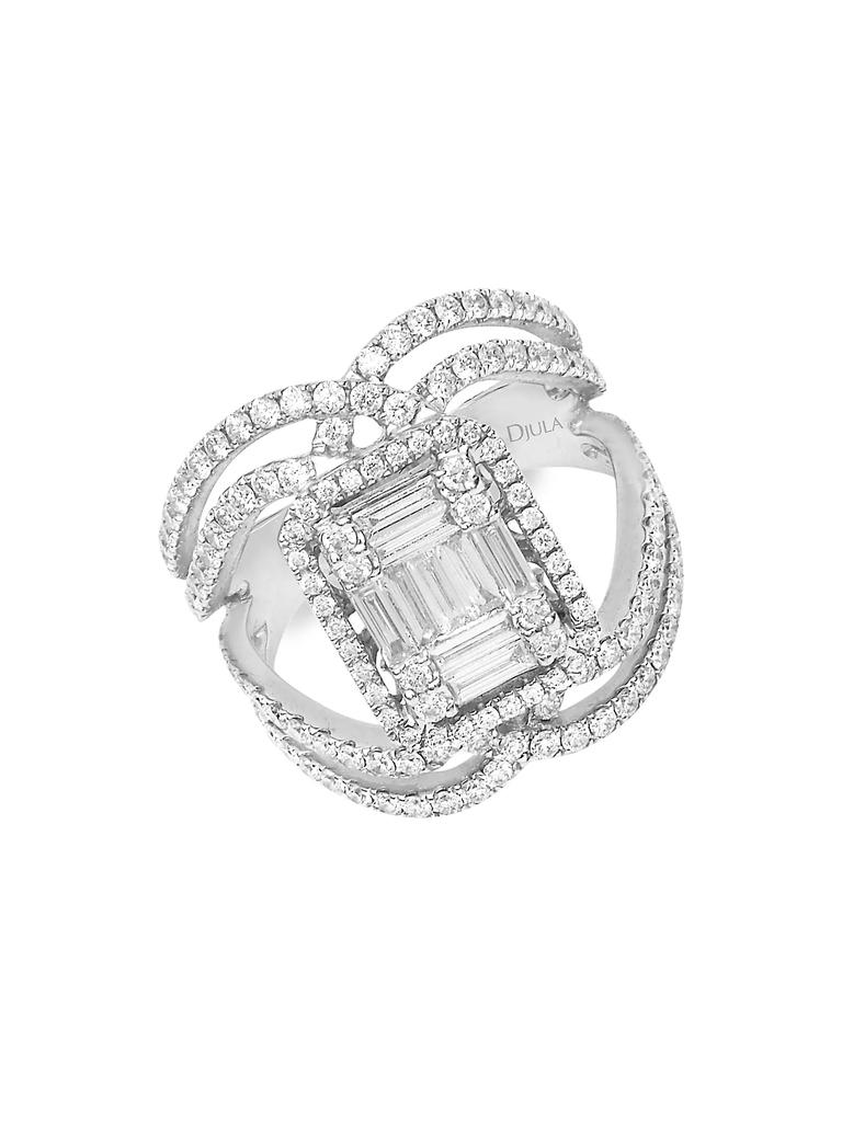 DJULA Engagement Jodie 18K White Gold & Diamond Ring