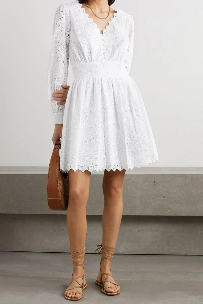 Michael Kors Broderie anglaise cotton mini dress 2