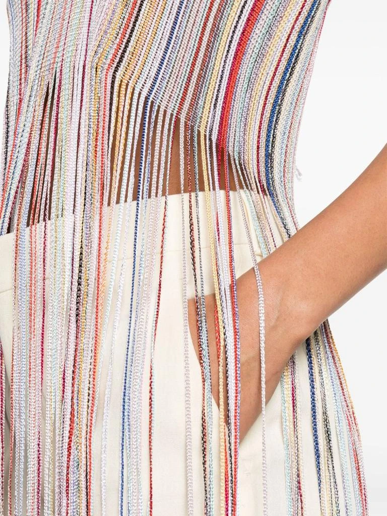 Missoni Beachwear MISSONI BEACHWEAR - Fringed Striped Top 2