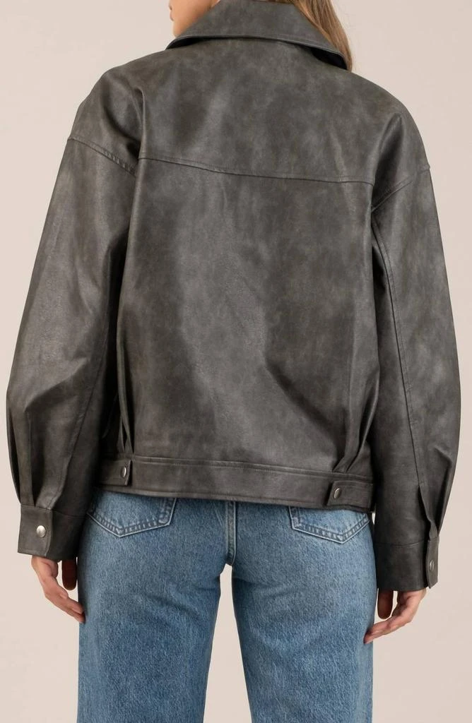 Blu Pepper Blu Pepper - Leather Bomber Jacket 2