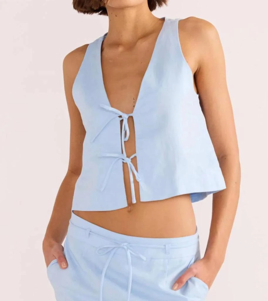 MINKPINK Minkpink - Pandora Tie Crop Top 1