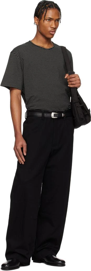 Lemaire Black Short Sleeve T-shirt 5