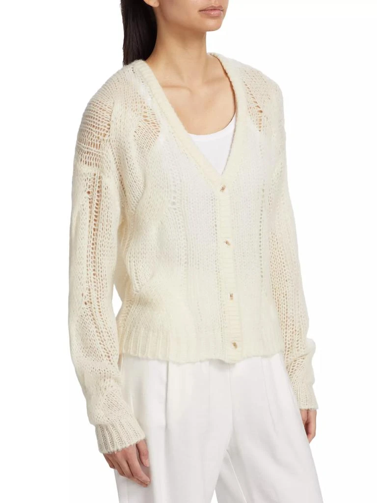 Naadam Cable-Knit Wool & Cashmere Cardigan 4