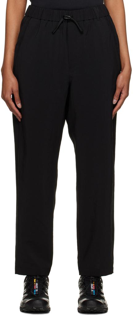 Snow Peak Black Poplin Trousers