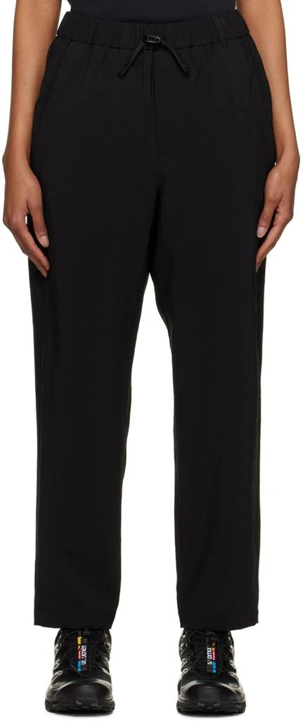 Snow Peak Black Poplin Trousers 1