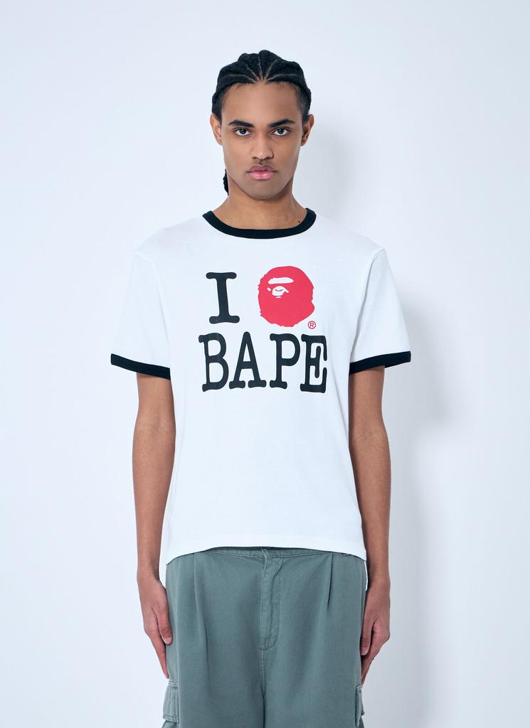 A Bathing Ape Logo Print T-Shirt