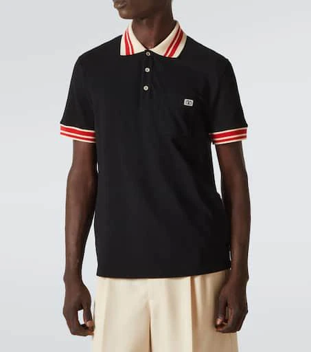Valentino VLogo cotton piqué polo shirt 3