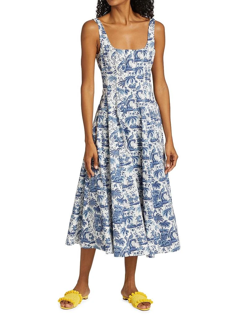 Staud Wells A-Line Dress 2