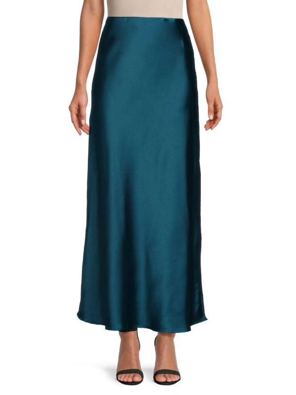 Renee C. Satin Maxi Skirt 1