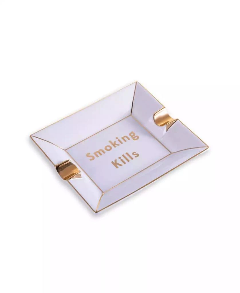 Bey-Berk "Smoking Kills" Porcelain Ashtray 1