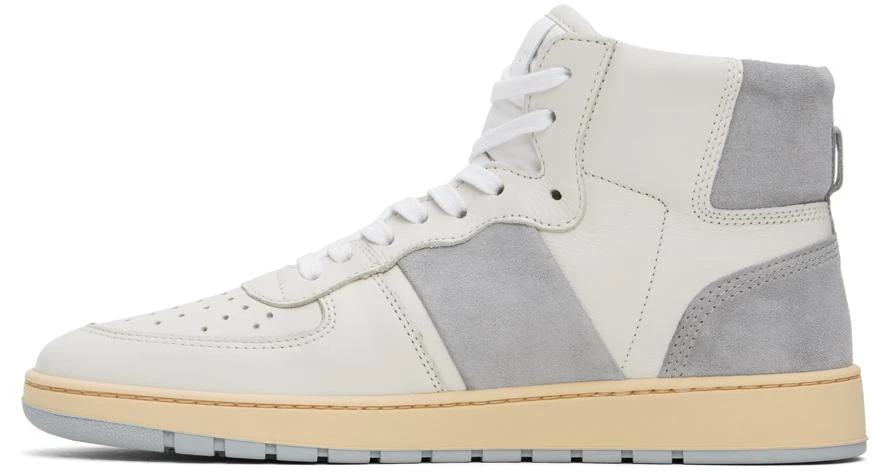 COLLEGIUM Off-White & Gray Pillar Destroyer High Sneakers 3