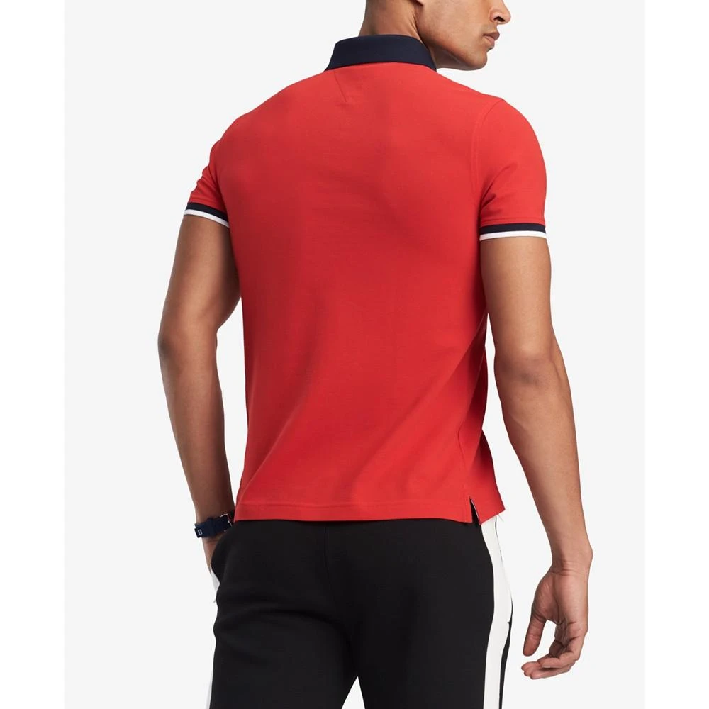 Tommy Hilfiger Men's Custom-Fit Contrast Trim Sanders Polo 2