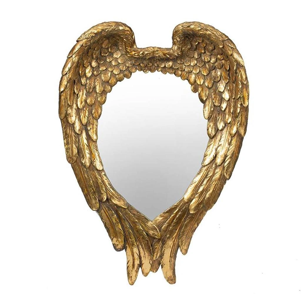 Hivvago 22" Gold Heart Framed Accent Mirror