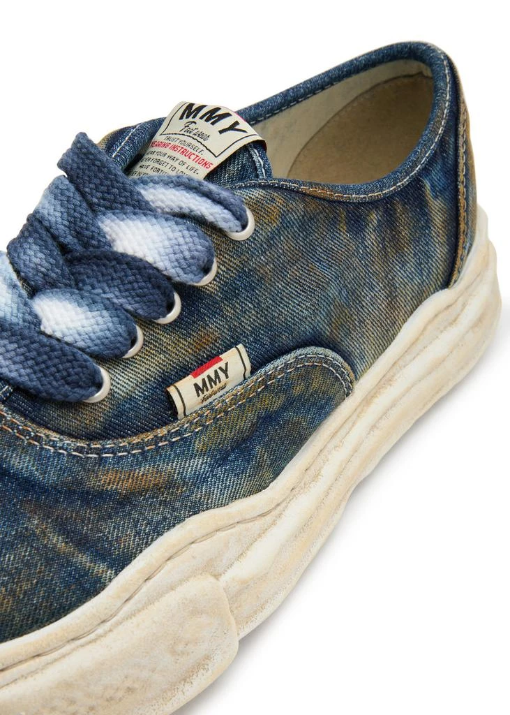 Maison MIHARA YASUHIRO Baker distressed denim sneakers 4