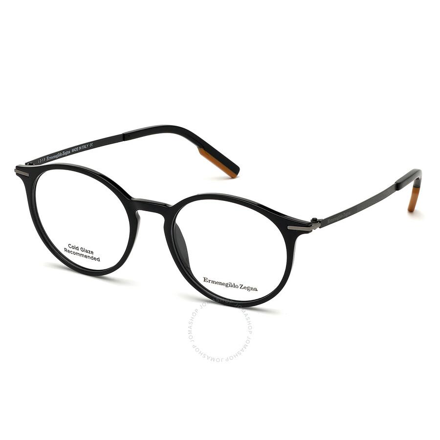 Ermenegildo Zegna Demo Round Men's Eyeglasses EZ5171 001 51