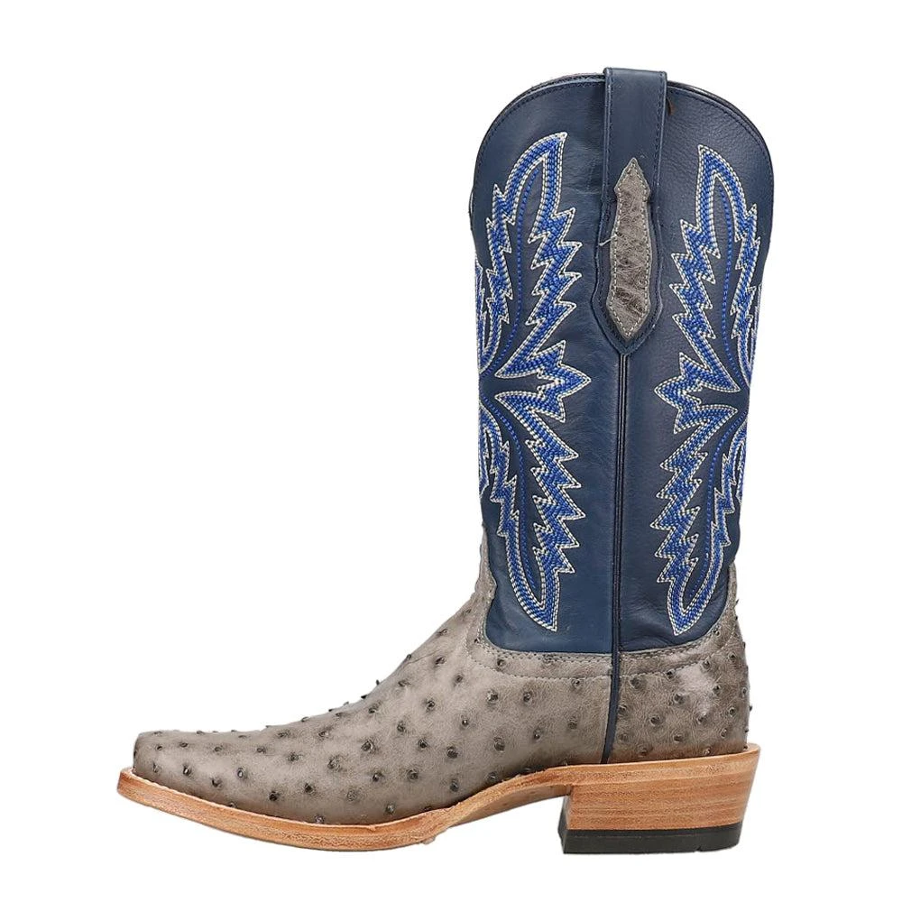 Ariat Futurity Relentless Buckles Ostrich Square Toe Cowboy Boots 3