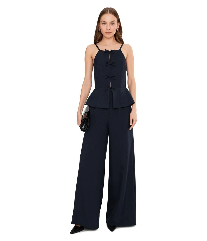 Avec Les Filles Bow Vest Twofer Jumpsuit 2