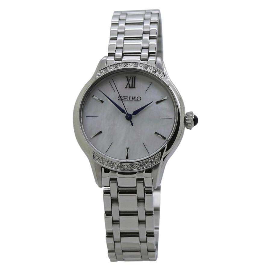 アナログ腕時計 SEIKO | Dress Quartz Diamond White Dial Ladies Watch SRZ545 Seiko Dress Quartz Diamond White Dial Ladies Watch SRZ545