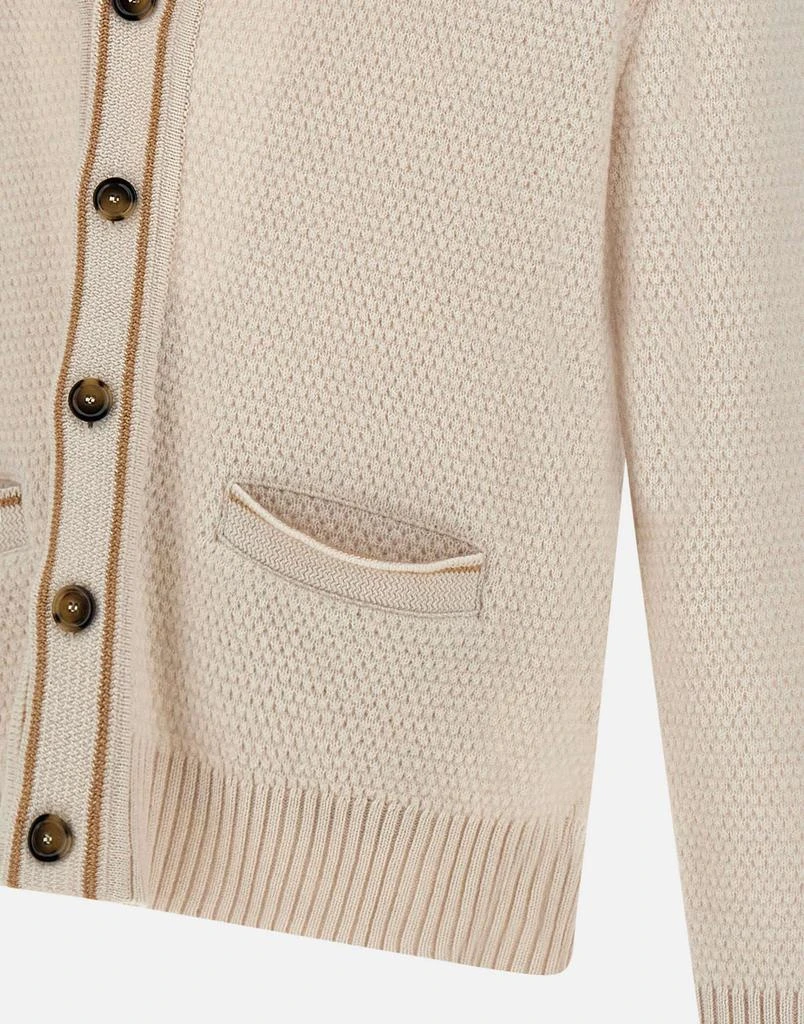 LARDINI Wool and cashmere cardigan 4