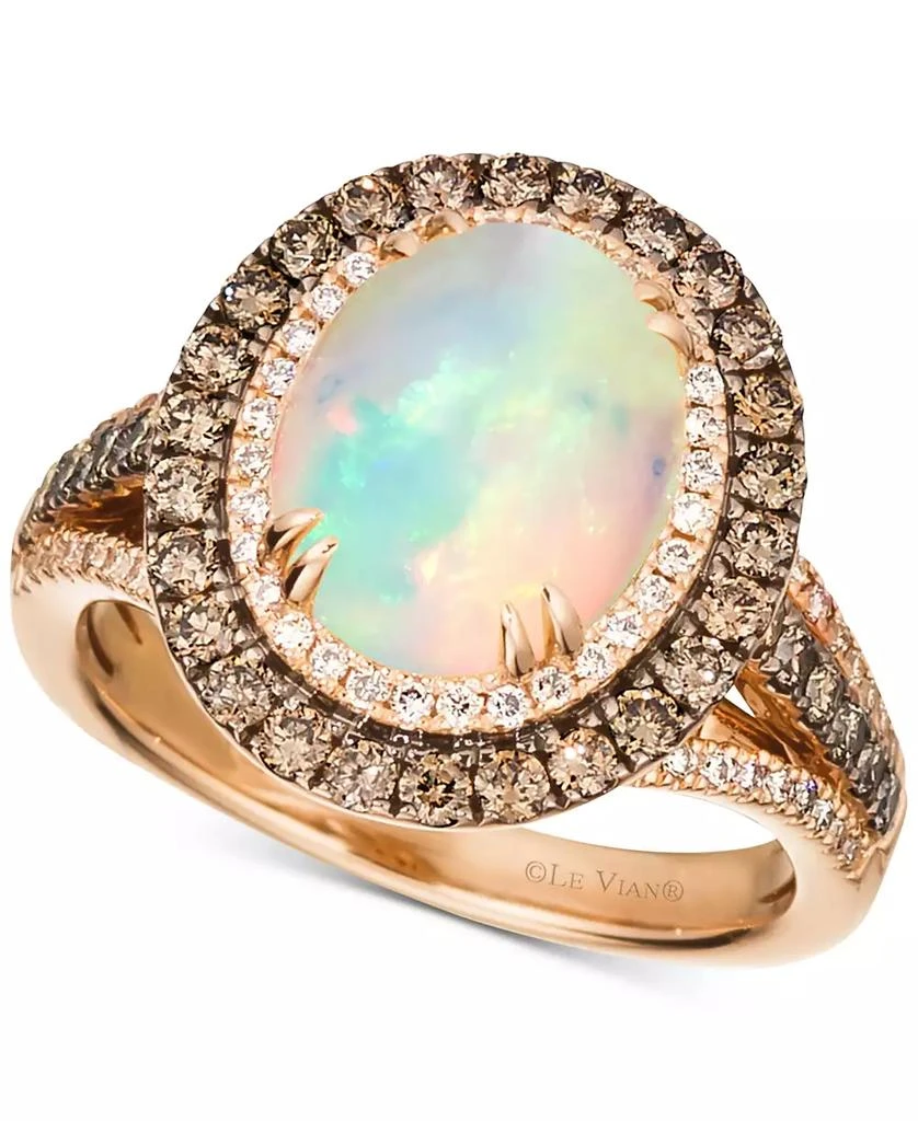 Le Vian Deep Sea Blue Topaz (4 ct. t.w.) & Diamond (7/8 ct.t.w.) Statement Ring in 14k Rose Gold (Also in Opal, Citrine, Amethyst, Garnet & Mint Julep Quartz) 1