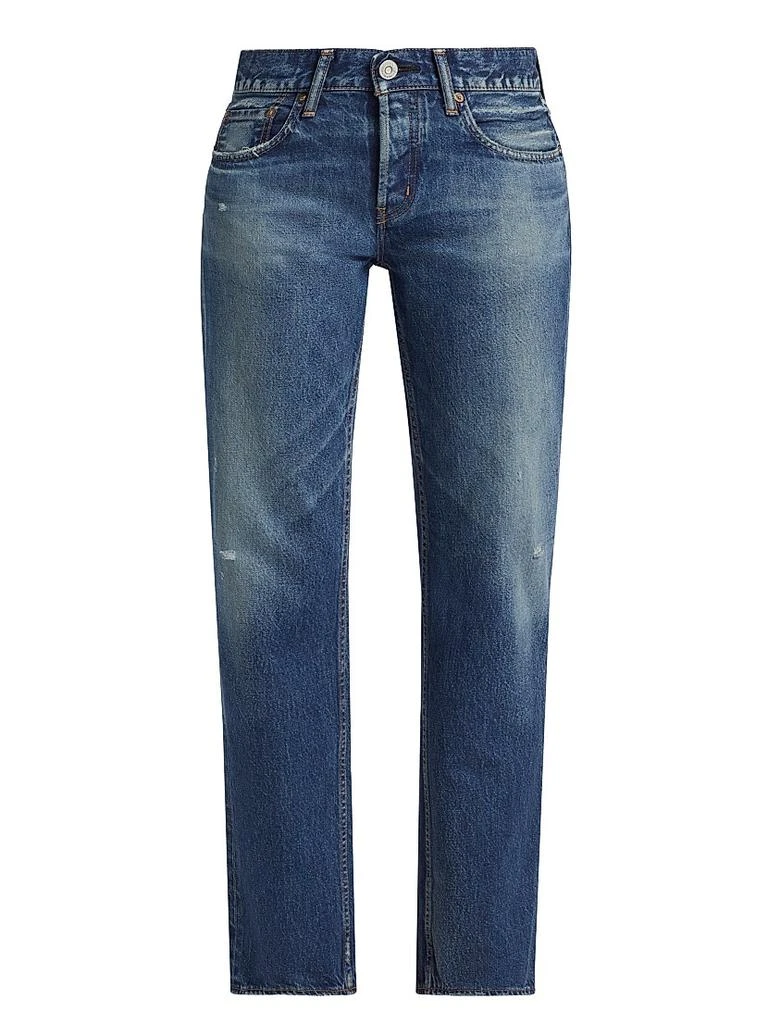 MOUSSY VINTAGE Ridgefield Straight Low-Rise Jeans 1