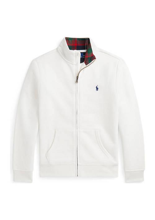 Ralph Lauren Lauren Childrenswear Boys 8 20 Brushed Fleece Full Zip Sweatshirt